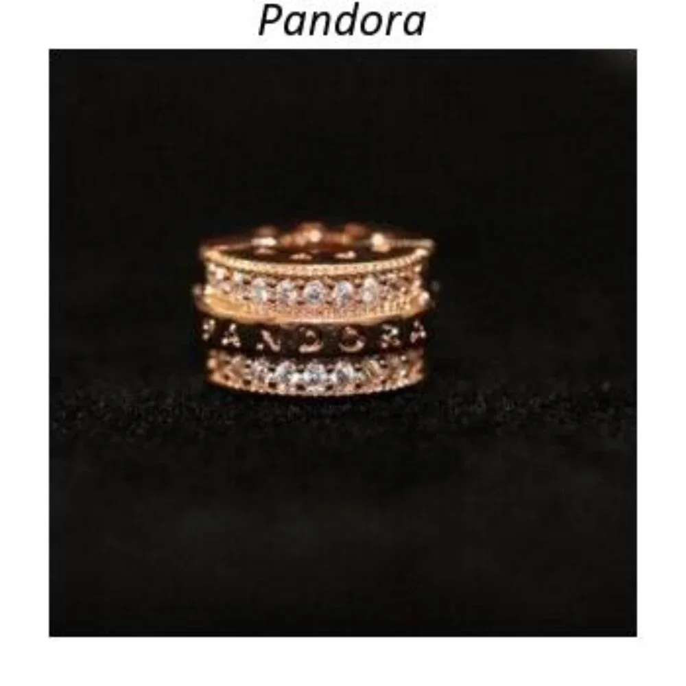 NEW Pandora Logo Clip Bracelet Charm